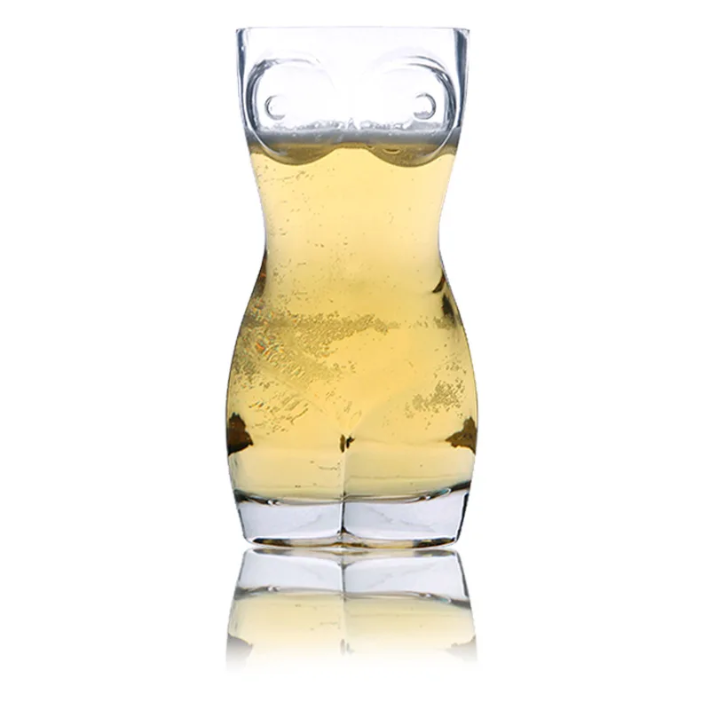 Creative heat resistant men's glass small wine cup household glass strong wine cup bar beer human body