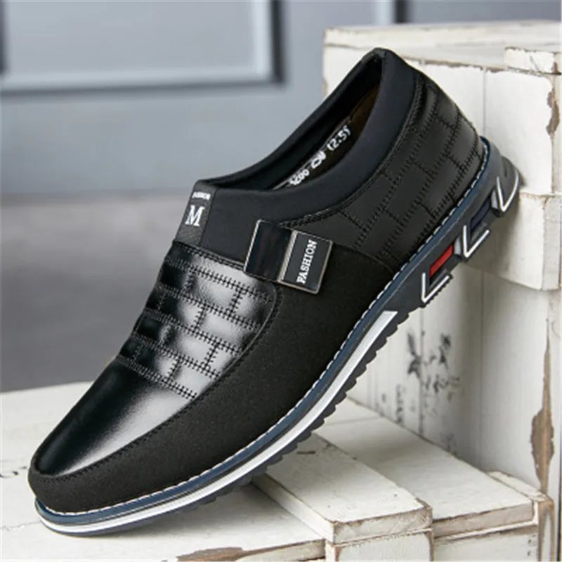 2020 New Men Oxfords Leather sneaker 