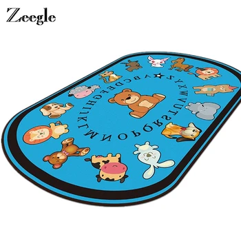 

Zeegle Kids Bedroom Carpet Baby Play Living Room Carpet Crawling Pad Folding Mat Baby Carpet 0.6cm Thickness Soft Floor Mat