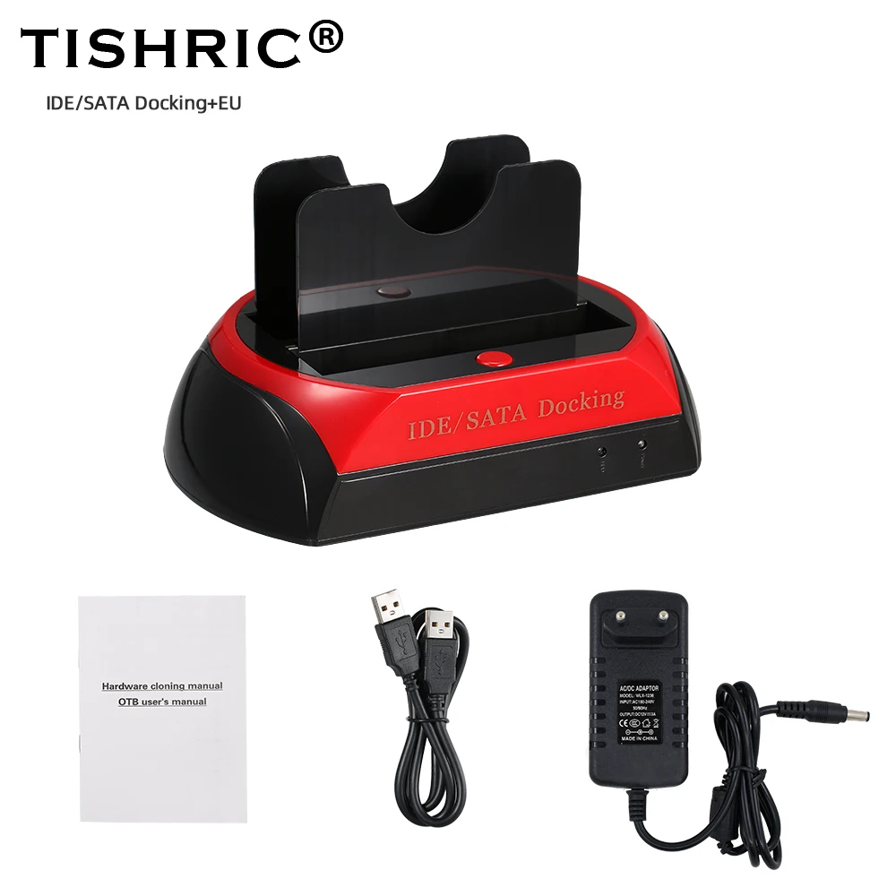 TISHRIC Универсальная док-станция для внешнего жесткого диска IDE/SATA 2 5 'ɳ 5''