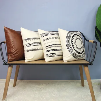 

New Retro Ethnic Print Cushion Covers Sofa Deco Pillowcases Moroccan Cases For Home 45*45cm