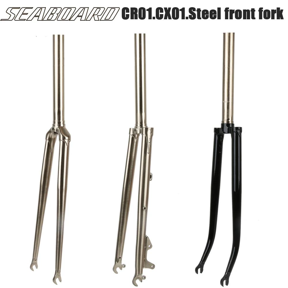 700CSEABOARDChromolySteelRoadBikeRigidFork118286mmCaliperBrakeDisc.jpg