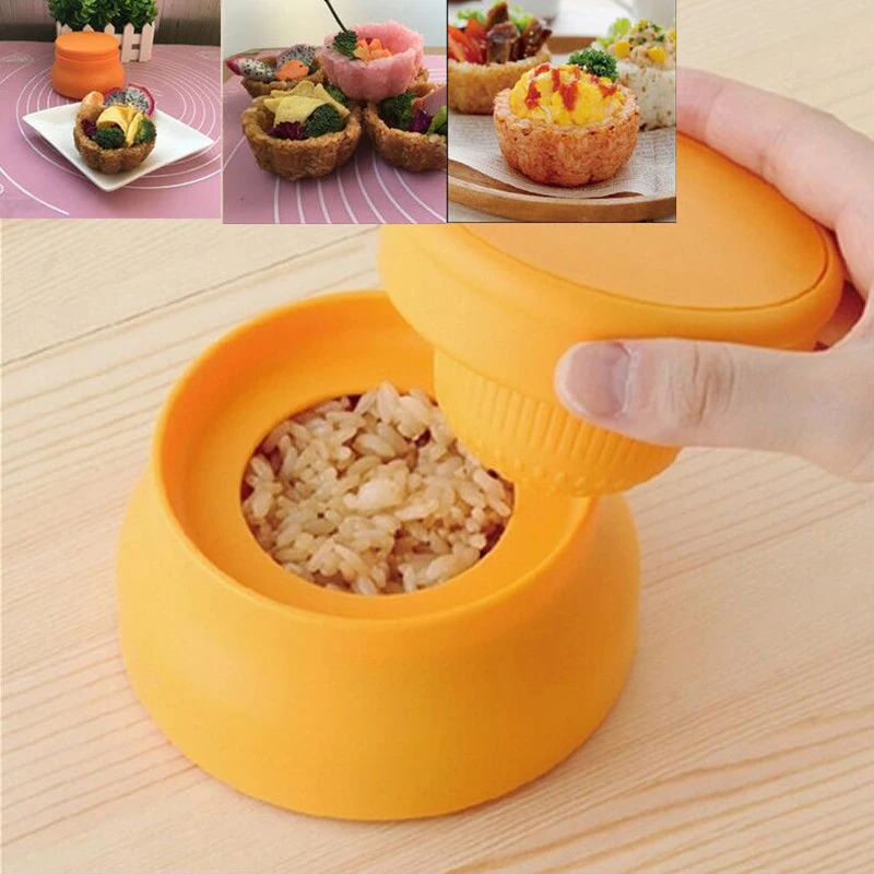 Рисовая чашка Bento прессформы для суши, набор прессформы для еды, белый фарфоровый ящик для яиц, инструменты, гаджет