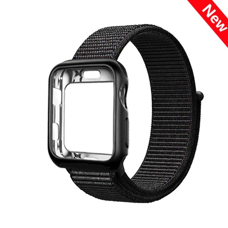 Спортивная петля ремешок для Apple watch 4 5 3 44 мм 40 мм нейлоновый дышащий браслет ремень для iwatch band 3 42 мм 38 мм