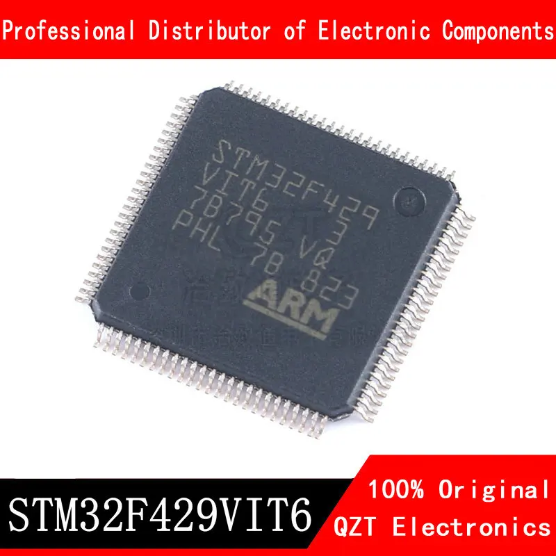 5pcs/lot new original STM32F429VIT6 STM32F429 LQFP100 microcontroller MCU In Stock 100%new stm stm32f stm32f429 stm32f429v stm32f429vi stm32f429vit stm32f429vit6 original stock welcome to consult