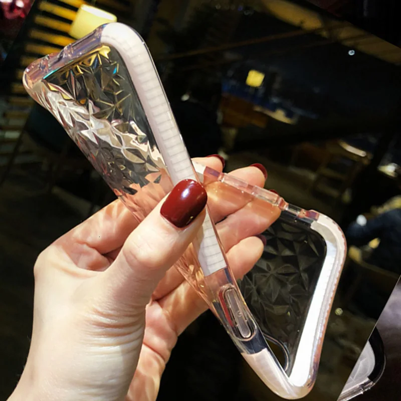 Силиконовый ударопрочный чехол для IPhone 11 Pro Max 7 8 Plus X Xr Xs MAX|Бамперы| |
