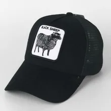 Вышивка черный Одинокий волк бейсболка для дальнобойщика козырек животных фермы