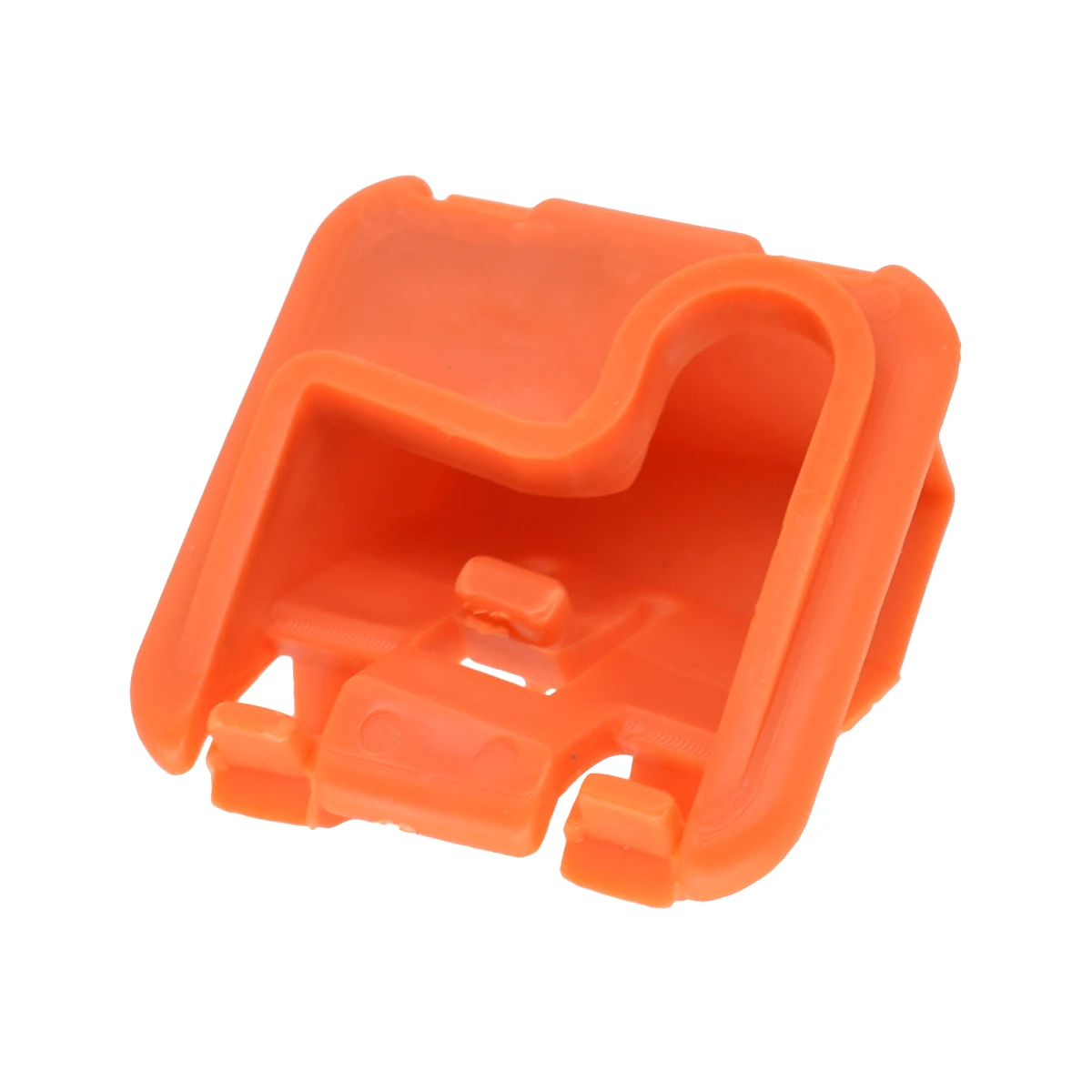 Clip De Maintien Pour Tige De Capot Skoda Roomster - Pièce Plastique Orange De Remplacement