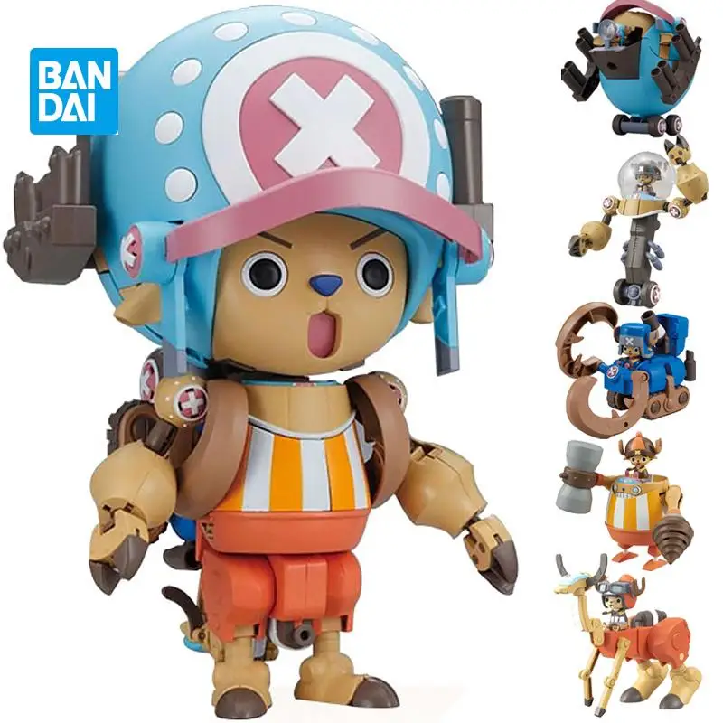 Оригинальные фигурки Bandai Spirit One Piece Tony Chopper Mecha 2 Robo Super 1-5 Набор японских аниме