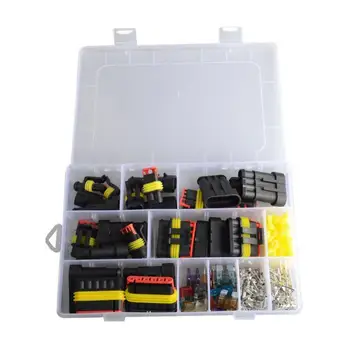 

216Pcs 1-6 Pin Way Sealed Waterproof Electrical Wire Auto Connector Plug Set New Auto Part Automotive Connectors