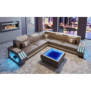 

Customized Color Modern design genuine leather sofa