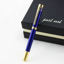 Роскошная классическая шариковая ручка K3 синего и золотого цвета, шариковая ручка для школы и офиса, брендовая ручка