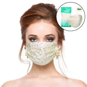 

3Ply Ear Loop 10-100PC In Stock Disposable Safety Face Mask Personal Health Care Breathable Anti-stof Veilig Ademend Facial Mask