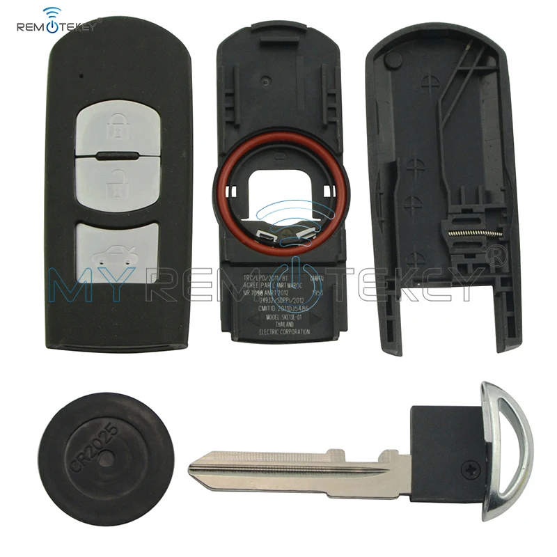 New Style Smart Key Case Car Cover 3 Button For Mazda Replacement Shell Remtekey | Автомобили и мотоциклы