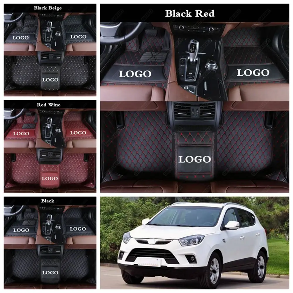 Автомобильные коврики для JAC S2 S3 T5 Rein13 S5 искусственная автомобильные аксессуары