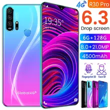 SAILF R30 pro Android 9.0 Octa Core Mobile Phone 6.3' FHD 21MP Triple Camera 6G RAM 128GB ROM Smartphone 4G gsm wcdma unlocked