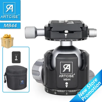 

Low Profile Ball Head Tripod Head Ballheads for Tripod Monopod Double Panoramic Structure CNC 44mm ball Low Gravity Center Gift