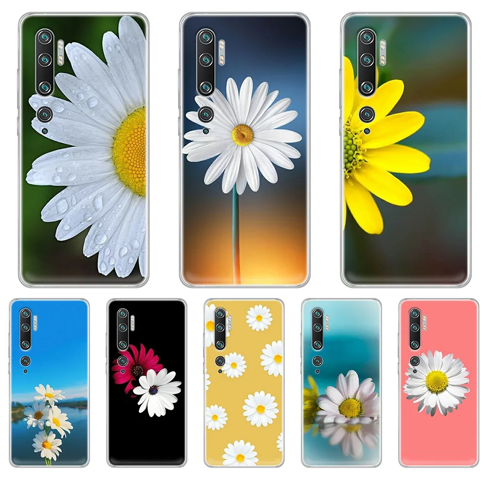 Прозрачный чехол для телефона Bellis perennis L flower hoesjes Корпус Корпуса XIAOMI mi 3 4 5 5X 8 9 10 se max
