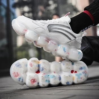 

male mens platform skate Sneakers chunky red casuales Men fashion black summer trainers white running sneakers Male shoe shoes