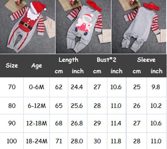 Мой первый Рождественский хлопковый комбинезон для новорожденных девочек и мальчиков 0-24 месяцев с Санта-Клаусом