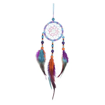 

XR090 Wind Chimes Handmade Indian Dream Catcher Net Wall Hanging Dreamcatcher Craft Gift Home Decoration