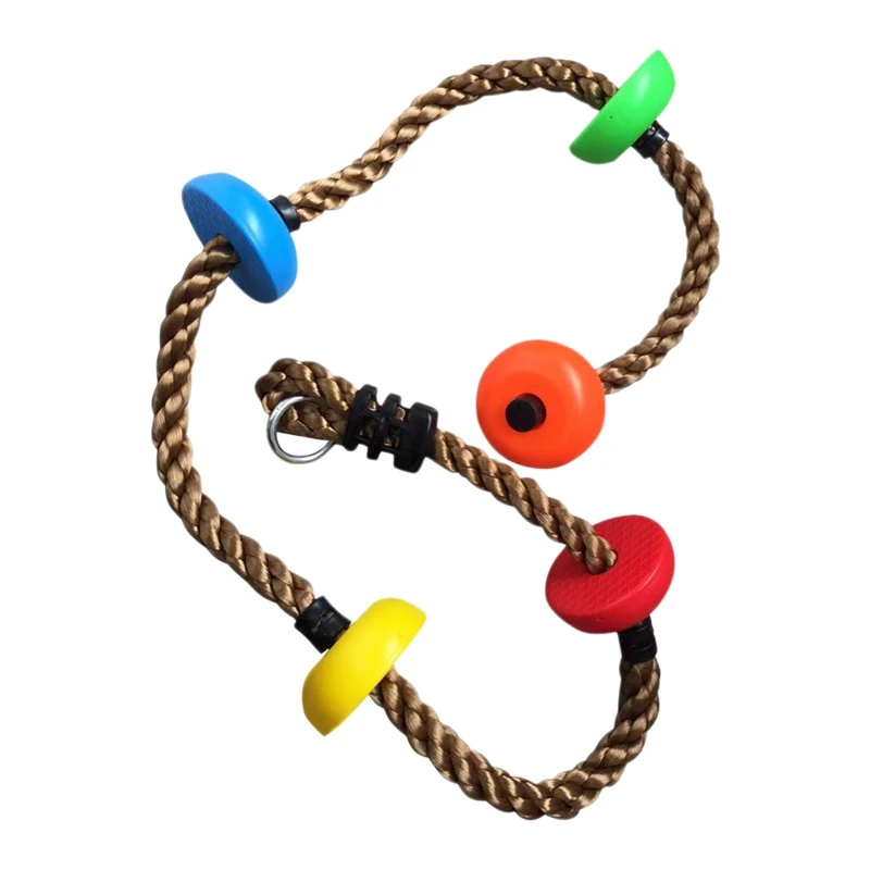 Children Climbing Rope Swing Disc Kids Garden Playground Backyard Outdoor Swing Games Kids Fitness Equipment Photography Props 3