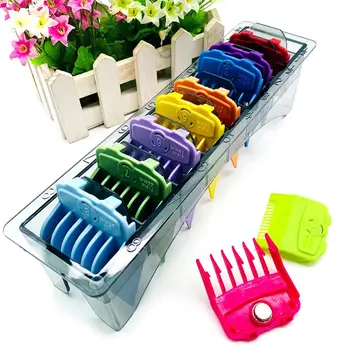 

10 Pcs/set Electric Clippers Magnet Caliper Limit Comb Oil Head Clipper Combs