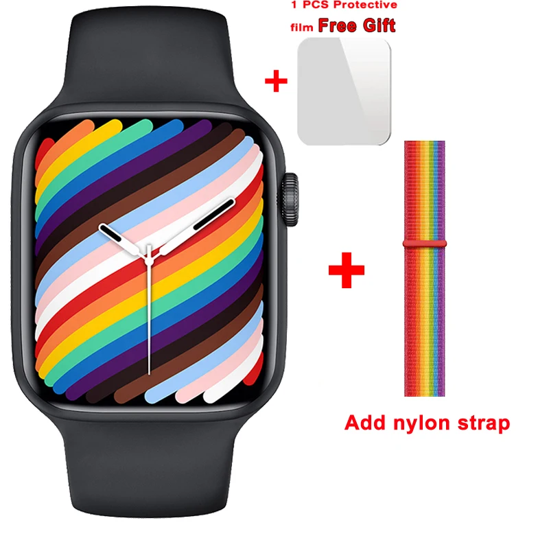 EnohpLX Original W27 Pro W17 Pro Full Screen Smart Watch 44MM Men W27 Smartwatch With Password Split IWO 16 PK DT7 plus X8 Max 