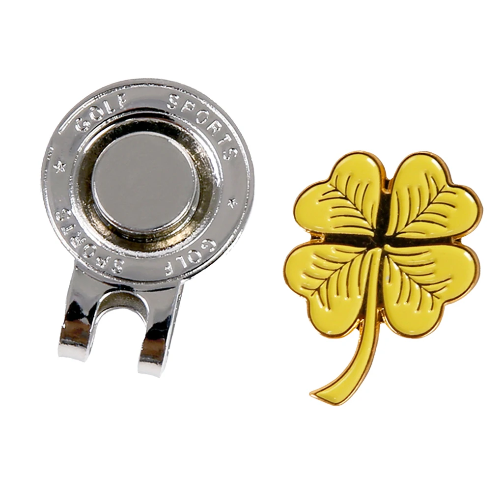 Magnetic Golf Cap Clip with Detachable Golf Markers Training Aid Standard Hat Clip Club Gift Souvenir Keepsake