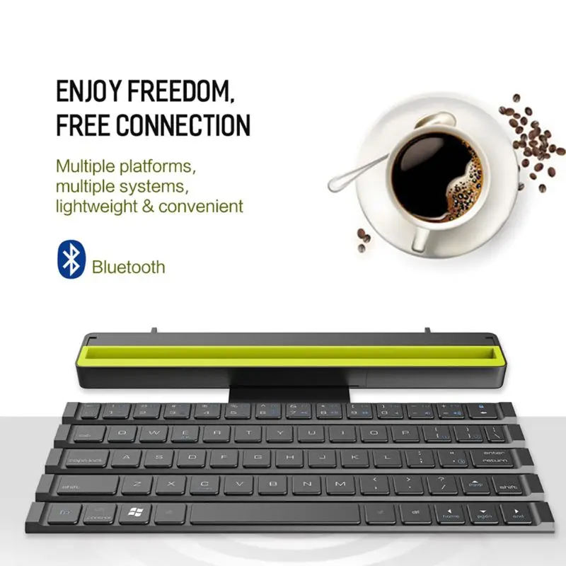 R4 портативная складная беспроводная bluetooth-клавиатура для устройств iOS ANdroid Windows