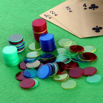 

300pcs Plastic Tokens Pro Count Bingo Chips Markers for Bingo Game Cards Game Accessories