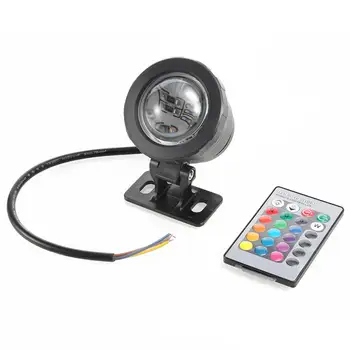 

RGB LED Underwater Light With Remote Control For Swimming Pool Pond Fountain Aquarium 5W 12V IP65 Waterproof Outdoor Lamp