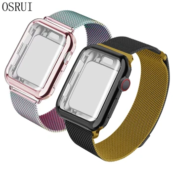 

Milanese Loop band For Apple Watch Series 5/4/3/2 Stainless Steel Strap Wrist Bracelet for iwatch case 40mm 44mm 38mm 42mm