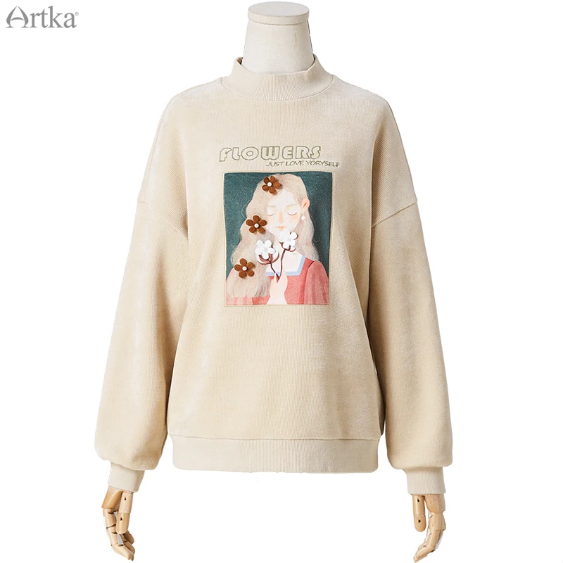 ARTKA 2020 Autumn New Women Sweatshirt Fashion