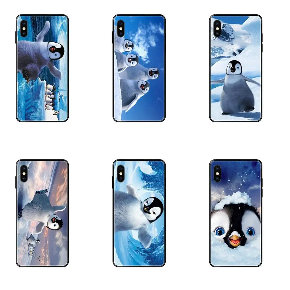 Мягкий мобильный телефон для Xiaomi Mi Note A1 A2 A3 5 5s 6 8 9 10 SE Lite Pro Ultra Happy Feet Cartoon | Мобильные