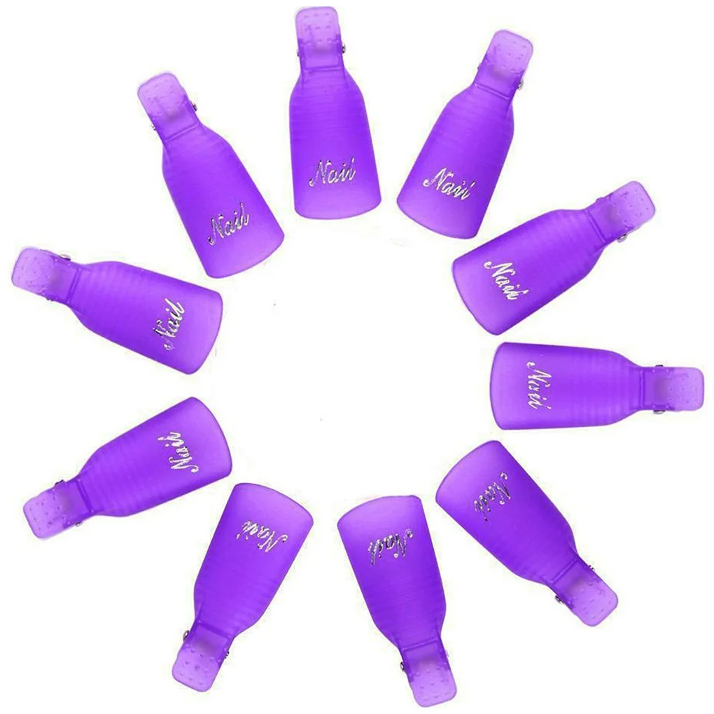 10pcs UV Gel Polish Remover Caps