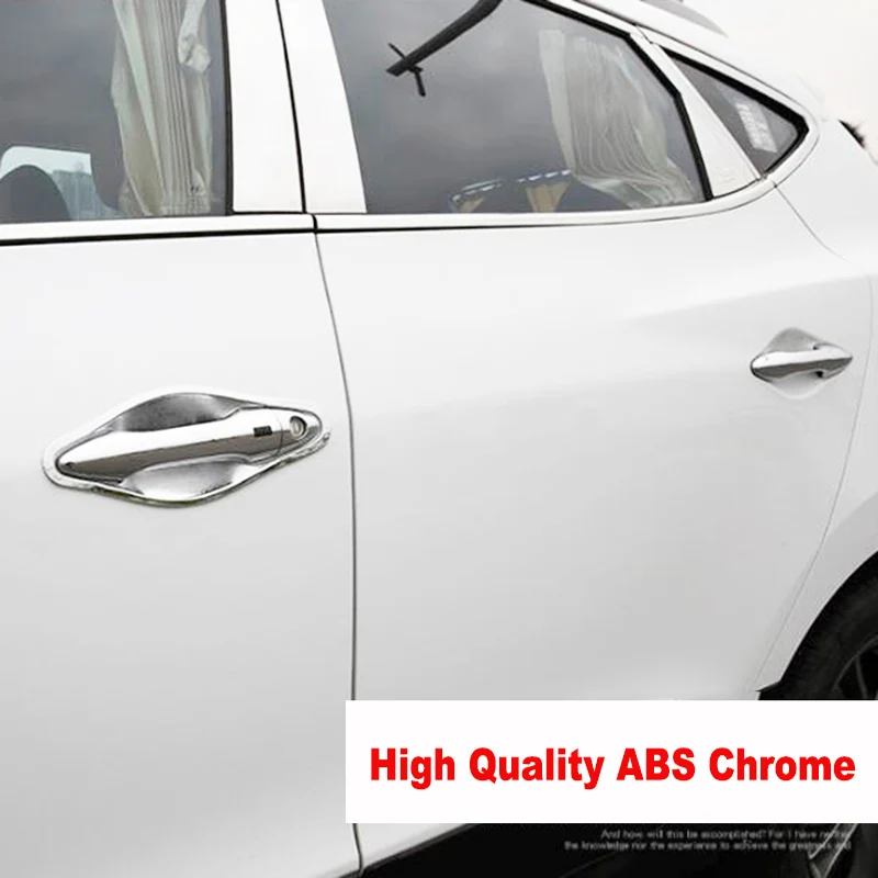 Автомобильный Стайлинг ABS автомобильные Чехлы дверная ручка крышка наклейка декоративная защита для hyundai IX35 внутренние аксессуары автомобильный Стайлинг