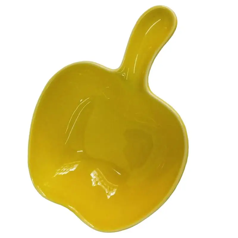 1pc Durable Ceramics Fruit Salad Bowl for Bakery Home Kitchen