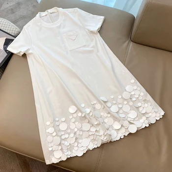 

Women Dress white Party Dress short Sleeve Dress Office Lady 2020 New Fashion Knee-Length Bodycon Dress