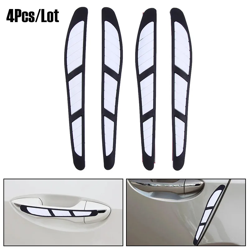 

VODOOL 4Pcs/Lot Car Door Edge Guard Strip Scratch Protector Anti-collision Trim Anti-rub Car Door Edge Guards Molding Protection