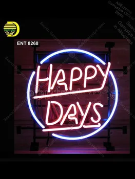 

Neon Sign for Happy Days Neon Bulb Sign Custom Light up wall sign for Room Warehouse Sign outdoor lighting store Cool Neon Signs