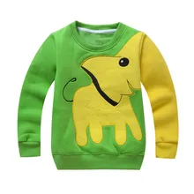 Г. Модная одежда для маленьких девочек и мальчиков блузка с длинными рукавами и Рисунком Слона топы, свитер, рубашка зимняя Maglione per bambini#40