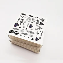 50 шт./компл. лак для ногтей наклейки для ногтей, переводятся с помощью воды, слайдер для ногтей наклейки, животное, фламинго, олень бабочка фон для ногтей дизайнерские украшения