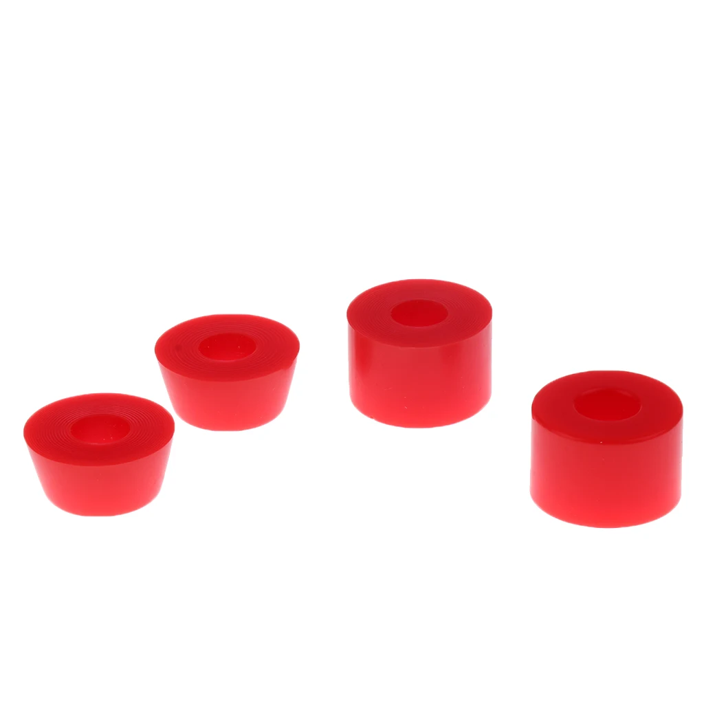 2 Pairs Replacement Bushings 90A Longboard Skateboard Truck Kit for 2 Trucks