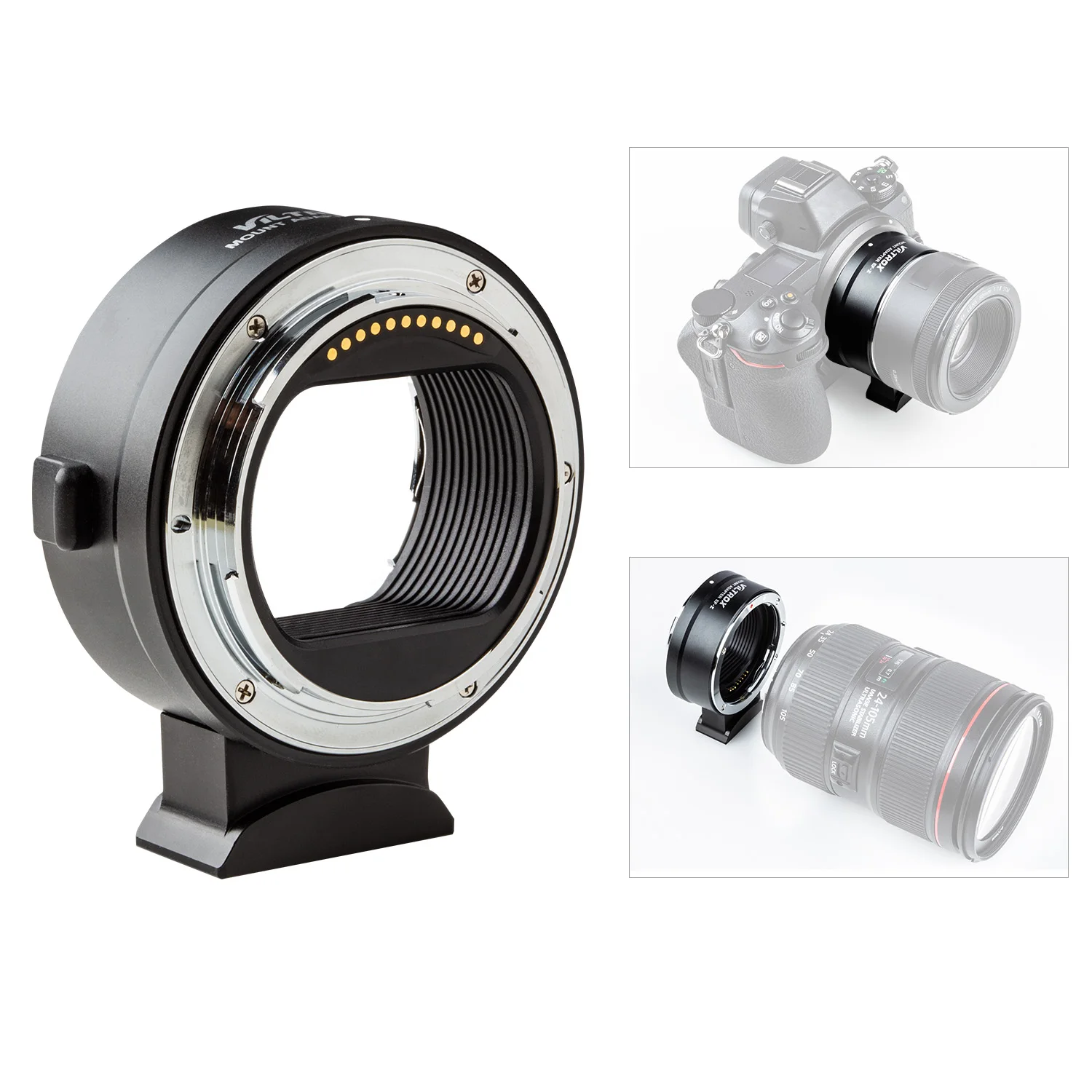 Кольцо адаптер Viltrox для крепления объектива с автофокусом Canon EF/EF Z объективов