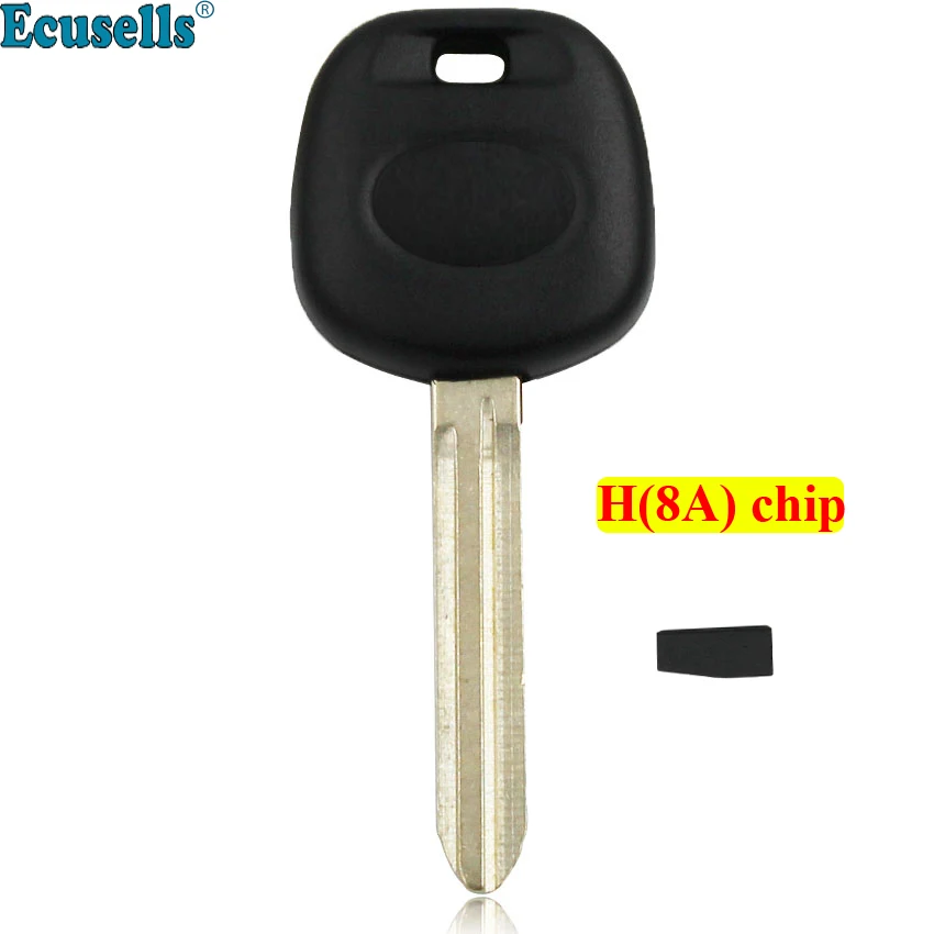 1pc/5pcs Replacement Transponder Ignition Blank Key With H 8a Chip For