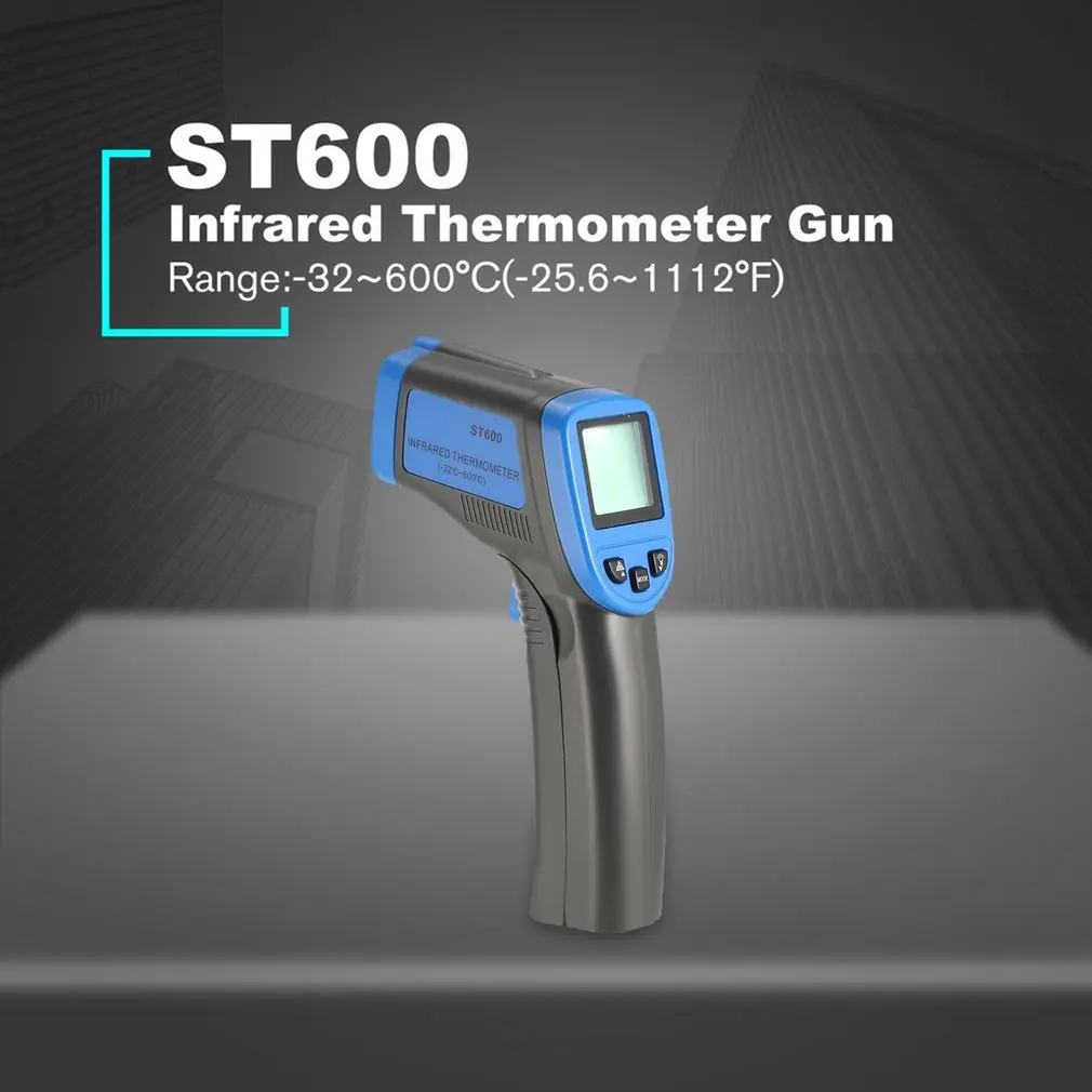 Бесконтактный ЖК-цифровой ИК инфракрасный лазерный точечный пистолет выбор температуры поверхности термометр пирометр Imager Прямая поставка