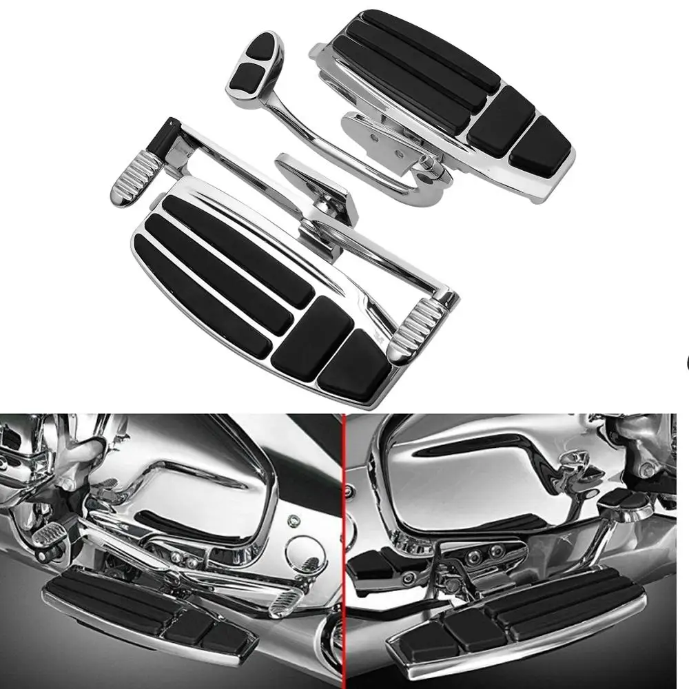 Мотоциклетная хромированная доска для водителя Напольная наборы Honda Goldwing GL1800 &amp