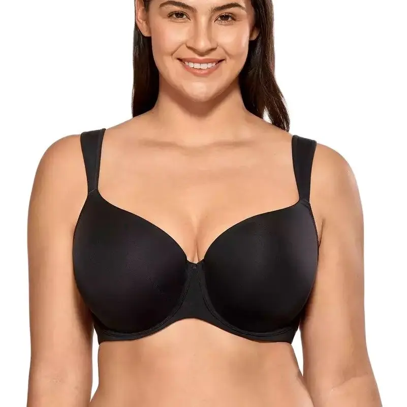 Wide Strap Plus Size 48/110 50/115 52 C D E F G Cup Padded Push Up