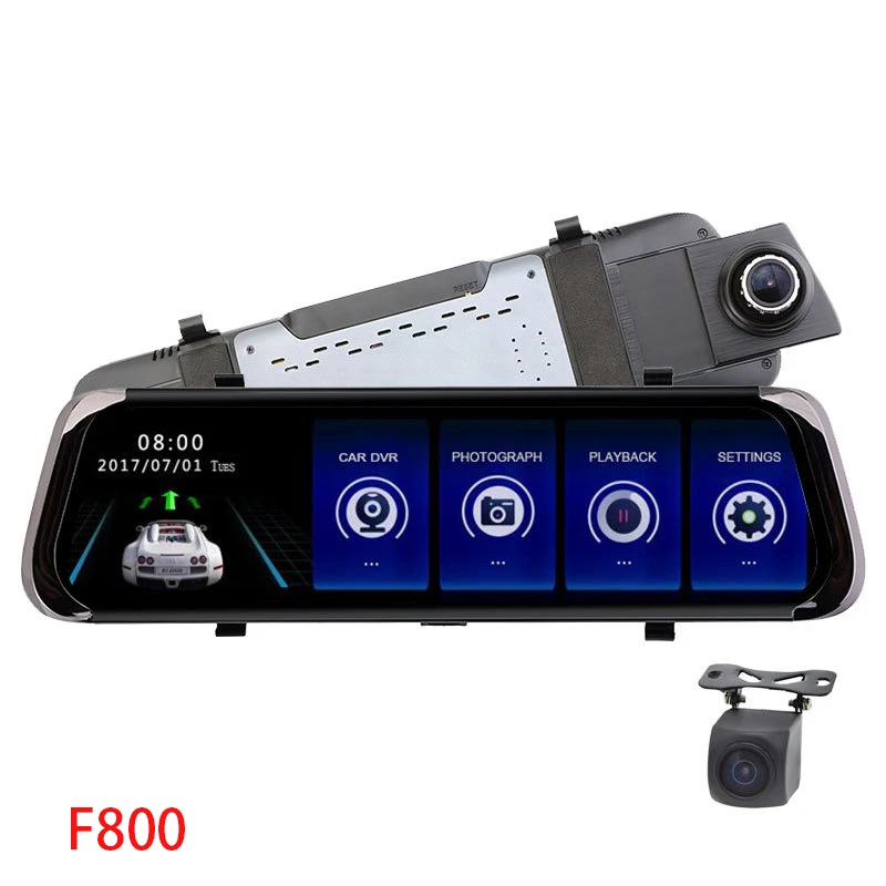 10 дюймов 4G Специальный автомобильный Android DVR камера gps FHD 1080 P Даш-камера навигация ADAS видео рекордер двойной объектив зеркало кронштейн
